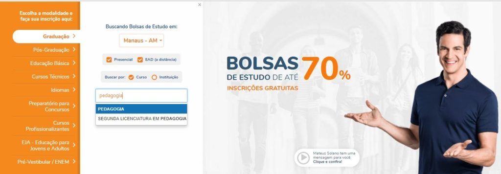 Inscrição Educa Mais Brasil 2024